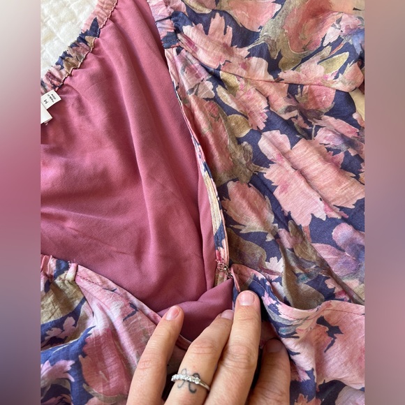 ASTR | Floral Wrap Dress | Size Medium - Picture 6 of 16